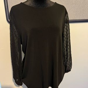 Women’s Black Dressy Top